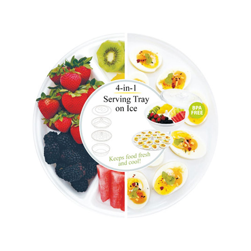 سینی سرو 4 در 1 روی یخ